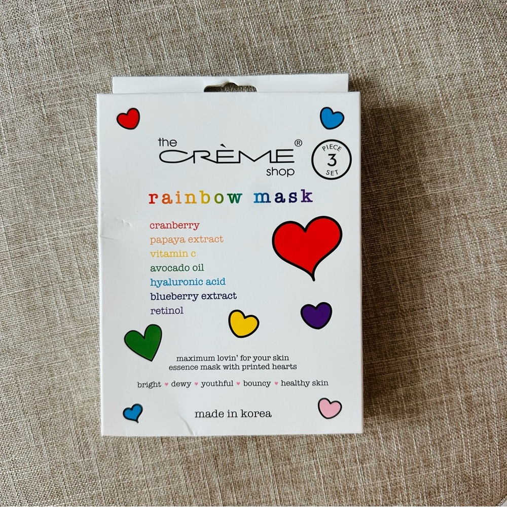 The Crème Shop Rainbow Mask Set